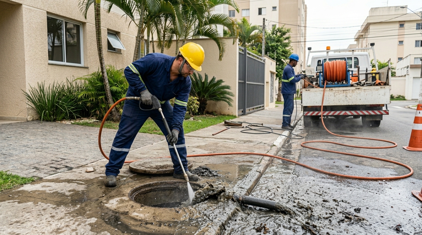 Hidrojateamento Industrial em Cascavel‑PR