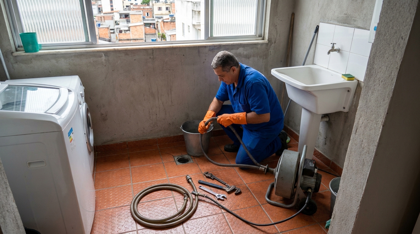 Limpeza Profunda de Ralos em Cascavel‑PR